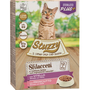 Stuzzy Cat Adult Sterilised šunka 12 x 85 g