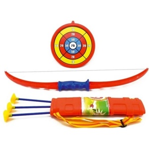 Teddies Лък 71см +3 стрели в калъф + мишена (00312062)