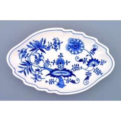 Český porcelán Dubí Mísa dvojlist cibulák 24 cm