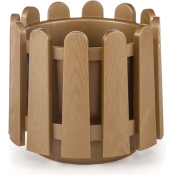 Image 1 of Serinova SERINOVA-Саксия "Istanbul" 26xh24cm 6.6lt WOOD EFFECT (IS03) (0150297)