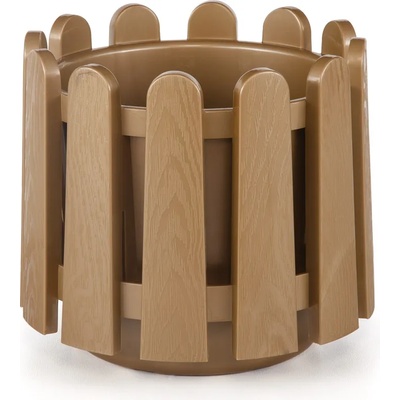 Serinova SERINOVA-Саксия "Istanbul" 26xh24cm 6.6lt WOOD EFFECT (IS03) (0150297)