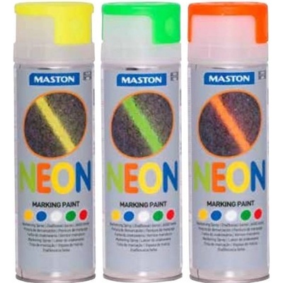 Maston Značkovací sprej Neon žiarivo žltá, hodvábne matný 500ml
