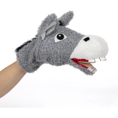 MÚ Brno Osel 34 cm klapací maňásek