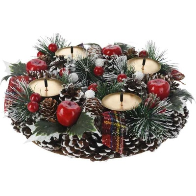HOMESTYLING Adventní věnec 27 cm KO-ACW006830