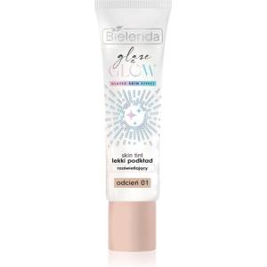 Bielenda GLAZE & GLOW лек фон дьо тен с озаряващ ефект цвят 01 30 гр