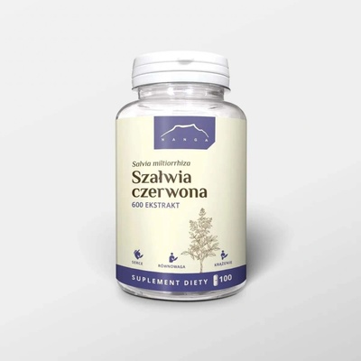 Šalvia červenokorenná extrakt v kapsulách 700 mg 100 kapsúl