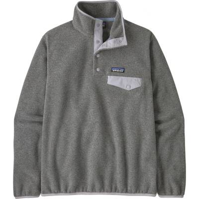 Patagonia Дамски поларен пуловер Patagonia Women's Lightweight Synchilla Snap-T Fleece Pullover Fleece jumper - Nickel / Permafrost Purple - размер XS (105-0968-7111)