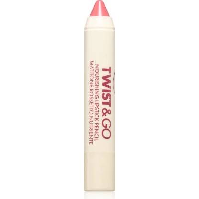 puroBIO Cosmetics Twist&Go vyživující rtěnka v tužce Universal Pink 2,9 g