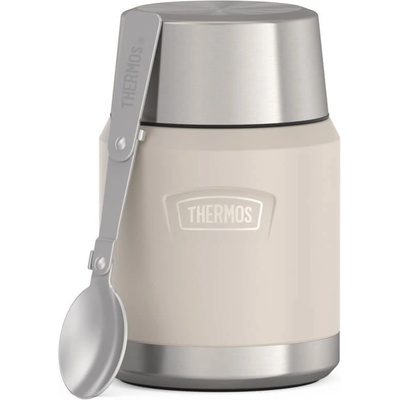Thermos Termoska na jedlo so skladacou lyžicou a šálkou 470 ml sandstone pieskovcová