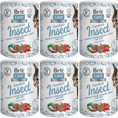 Brit Care Cat Snack Superfruits Insect with Coconut Oil and Rosehips 100 g – Zbozi.Blesk.cz