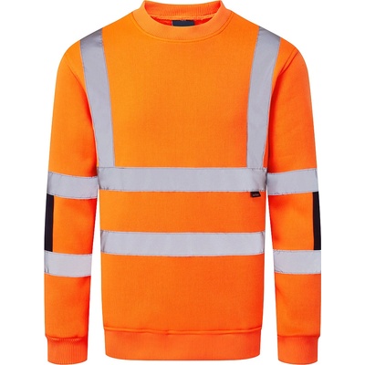 Portwest hi-vis b313 / Мъжки светлоотразителен суичър - hv оранжев 5xl (b313orr5xl)