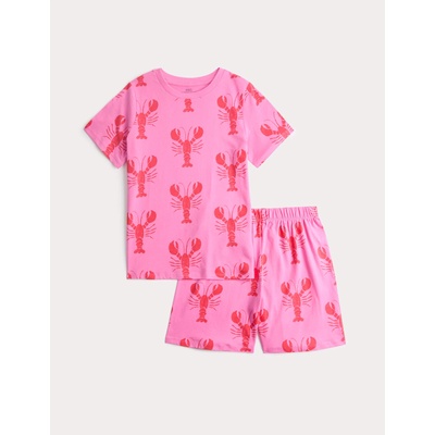 Marks & Spencer Къса детска пижама от чист памук с мотив омар (1-16 години) Marks & Spencer розова Marks & Spencer | Rozov | Момчешки | 13-14