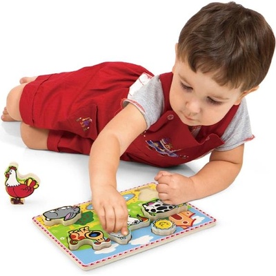 Babu - Дървен пъзел ферма 6 части