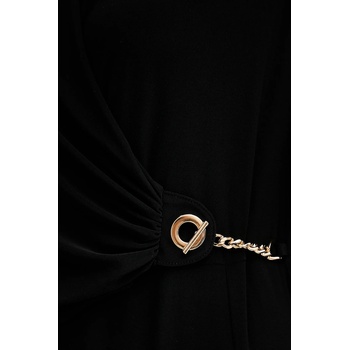 Joseph Ribkoff Рокля Joseph Ribkoff в черно среднодълга разкроена 253235 (253235)