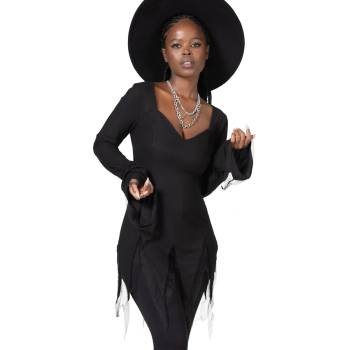 KILLSTAR дамска тениска с дълъг ръкав KILLSTAR - Distressa - черна - KSRA011029