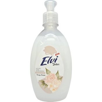 ELVI течен сапун, Delux, 400мл, Peony cream