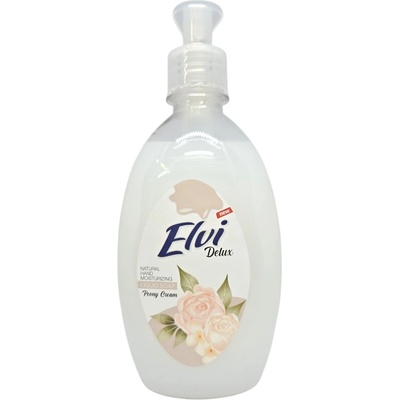 ELVI течен сапун, Delux, 400мл, Peony cream