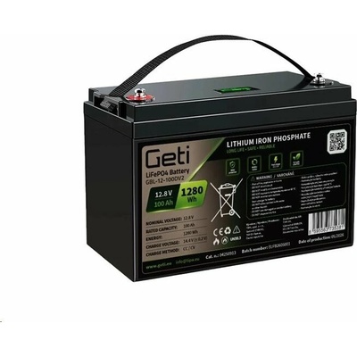 GETI LiFePO4 12,8V 100Ah GBL-12-100DV2 Displej