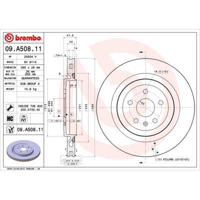 BREMBO 09.A508.11