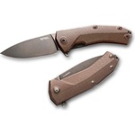 lionSTEEL KUR BBR / Много здрав джобен нож с острие Sleipner и дръжка G10 - кафяв (LION0036)