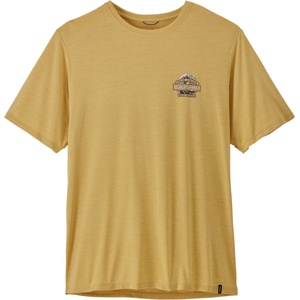 Patagonia Мъжка спортна тениска Patagonia Cap Cool Daily Shirt Great Waves Sport shirt - Limestone Yellow / Light Limestone Yellow X-Dye - размер XL (216-7990-0514)