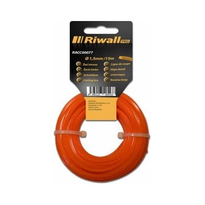 Riwall PRO Žací struna pr. 1,5mm, délka 15m, čtvercový průřez