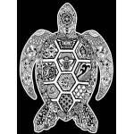 Stepp Velvet coloring page 47x35 Sea turtle