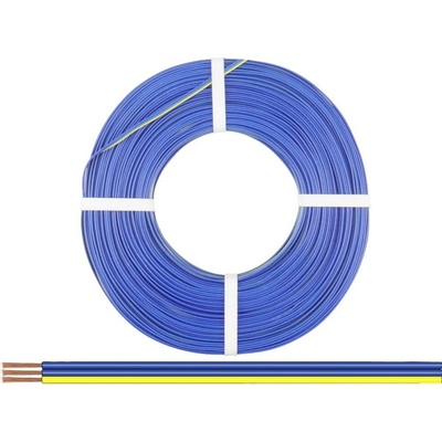Donau Elektronik 325-223-25 3 x 0.25 mm² + 0.25 mm² modrá, žlutá 25 m