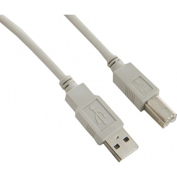 4World 04678 USB 2.0 AM-BM, 1,8m, šedý