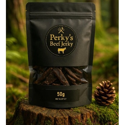Perky´s Jerky Sušené Hovädzie Mäso Hot & Spicy 50 g