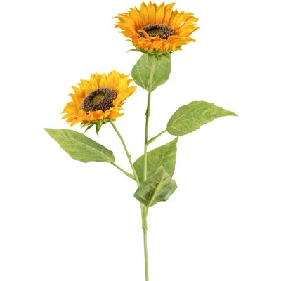 Umelá kvetina slnečnica 66 cm žltá