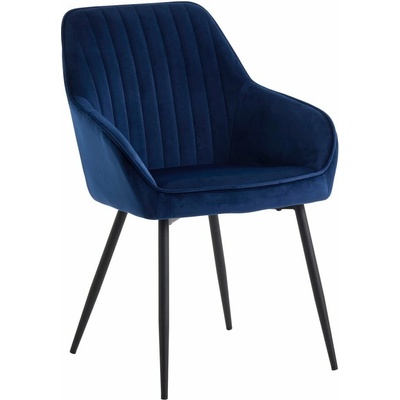 Unique Furniture Nolan Stripe s podrúčkami Tmavomodré 2 ks