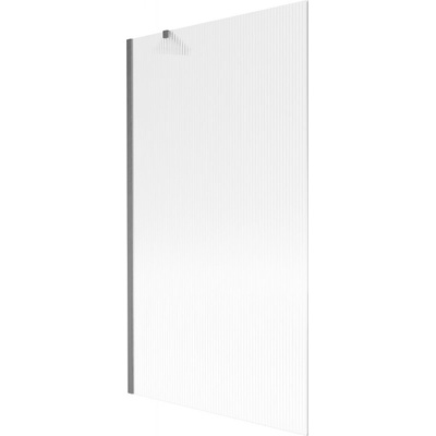 Mexen Next параван за вана 1-крилен 100 x 150 см, райета, матово пушечно сиво - 895-100-000-00-09-66 (895-100-000-00-09-66)