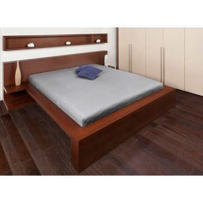 Wooline Froté plachta sivá 90x200