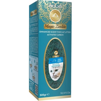 AQUA Magic Zeolite COOL FRESH - granulovaný dezodorant pre mačacie WC 500 g
