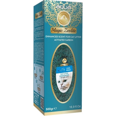 AQUA Magic Zeolite COOL FRESH - granulovaný dezodorant pre mačacie WC 500 g