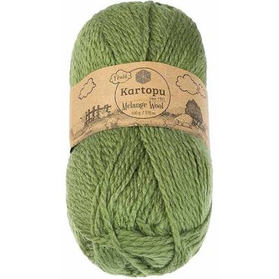 BELLATEX Melange Wool 100 g – 430 zelená