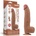 Lovetoy 12'' King Sized Sliding Skin Dual Layer Дилдо Кафяв