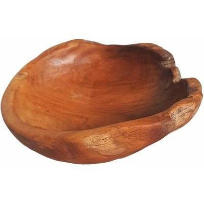 Drevený tanier tíkový, ⌀ 25 cm, tíkové drevo, NG00172MI025BRN