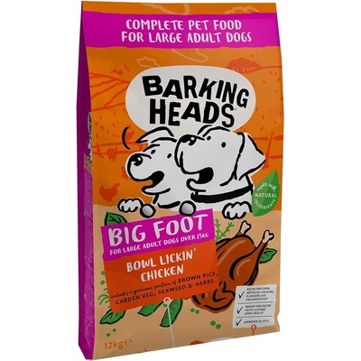 Barking Heads Big Foot Bowl Lickin Good Chicken 12 kg