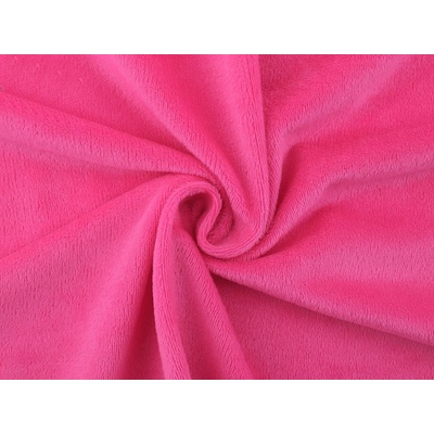 Prima-obchod Minky hladké / jemný plyš SAN, barva 3 (95) pink