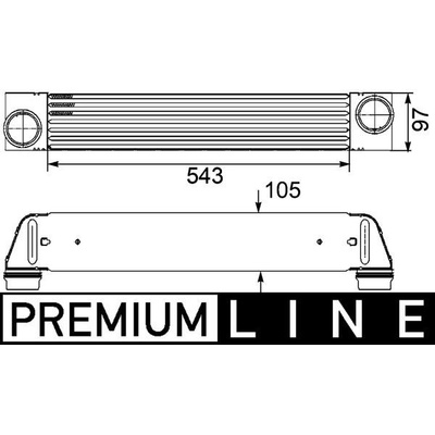 Chladič turba MAHLE CI 189 000P (CI189000P)