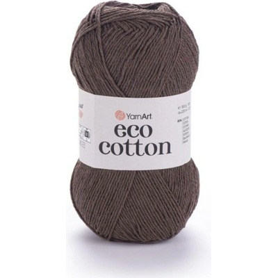 Yarn Art příze Eco Cotton_777 tmavě hnědá