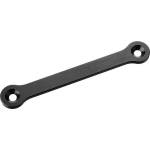 Team corally - Steering Rack - Dual Stiffener - Swiss Made 7075 T6 - 2mm - Hard Anodised - Black - Made in Italy - 1 pc C-00180-831 (C-00180-831)
