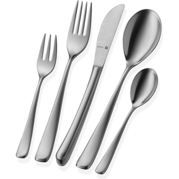 WMF Комплект прибори WMF Vision, 30 части, Неръждаема стомана 18/10, Cromargan protect, Защита от надраскване и износване, Сребрист (3201112514)