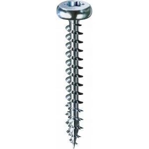SPAX Semispherical leb insert (200) galvanized white 3.0*16mm hb tx mini