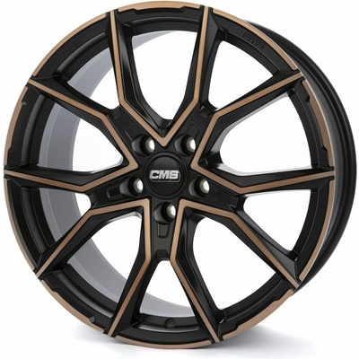Cms C33 8x18 5x114.3 ET37 polished copper black
