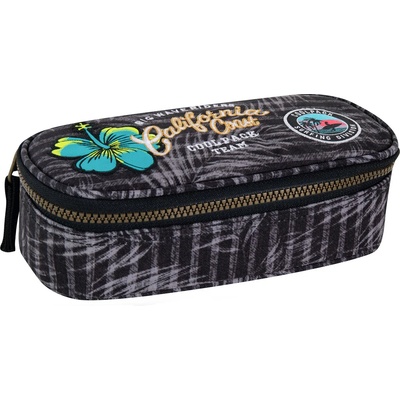 COOLPACK Елипсовиден ученически несесер Cool Pack Campus - Badges G Grey (B62155)