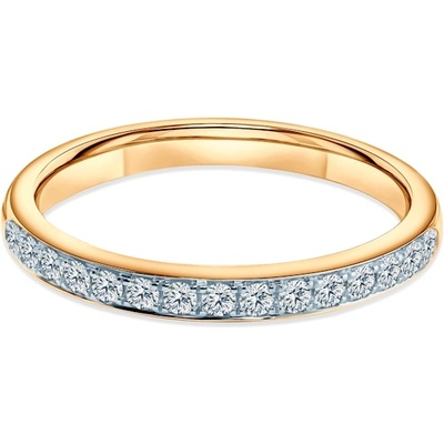 SAVICKI Годежен пръстен Savicki: двуцветно злато, лабораторни диаманти