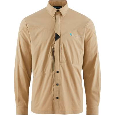 Klättermusen Мъжка риза с копчета Klättermusen Garm L/S Shirt - Khaki - размер XXL (033-3182-0116)